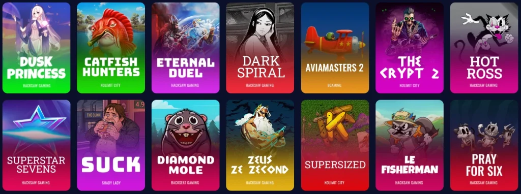 Vegas Amped Casino affiliate landing preview